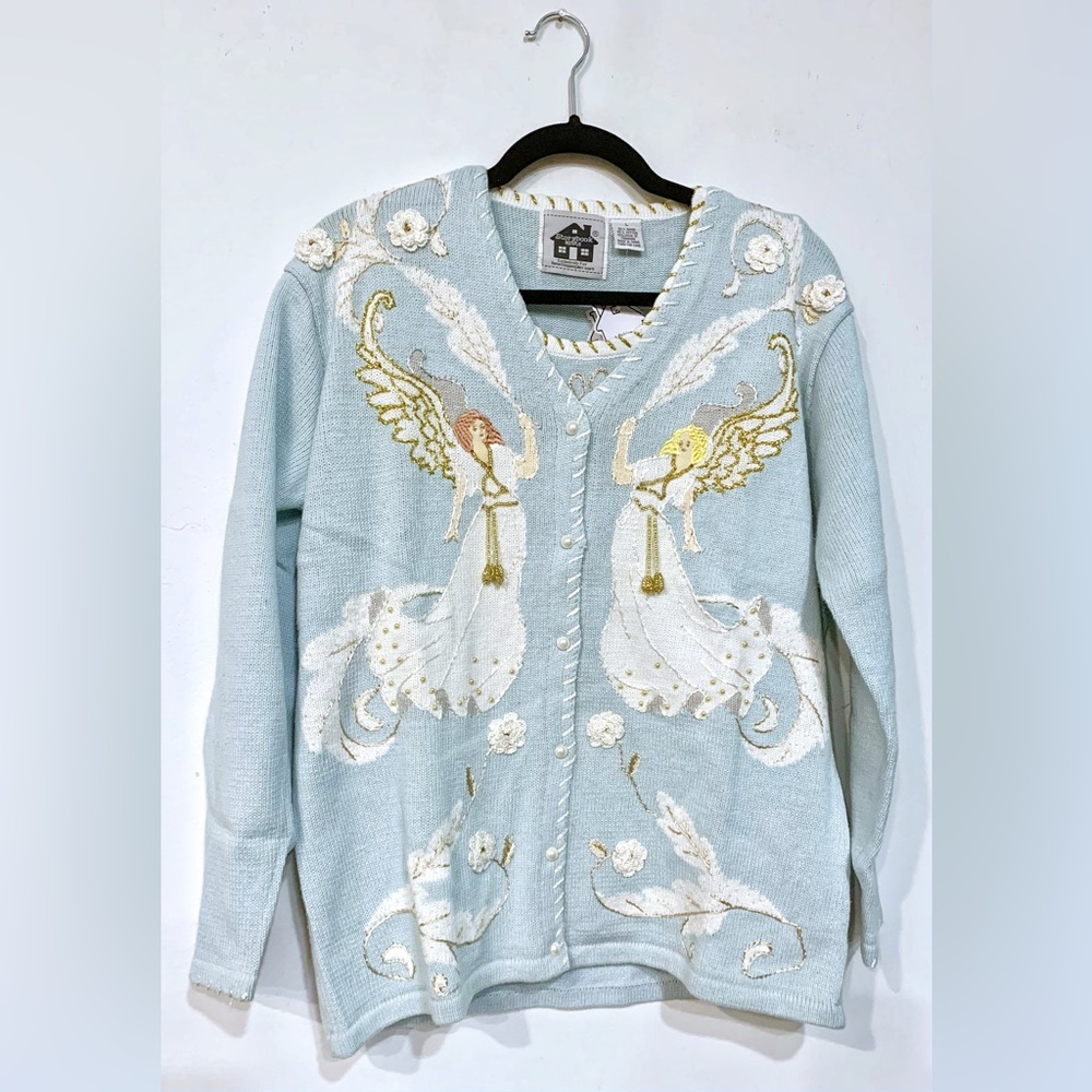 NWT Storybook Knits Romantic Angels Sweater & Tank set